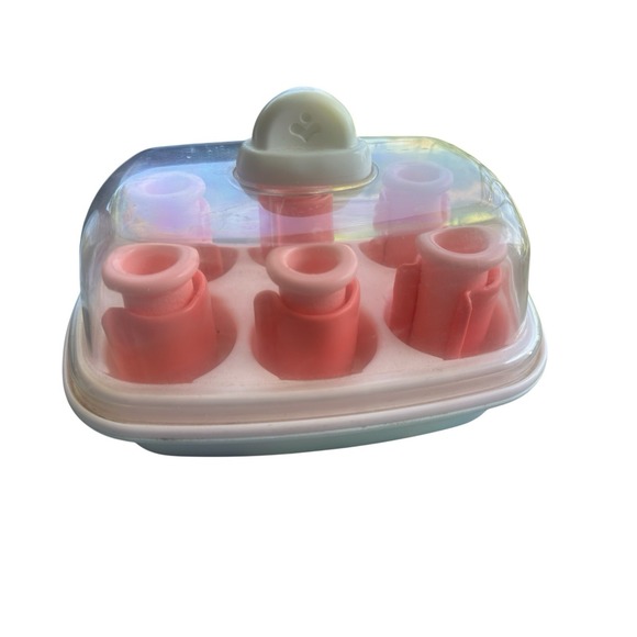 Little Tikes Vintage Beauty Salon Shop Vanity Hair Rollers Curlers Set - Picture 1 of 3